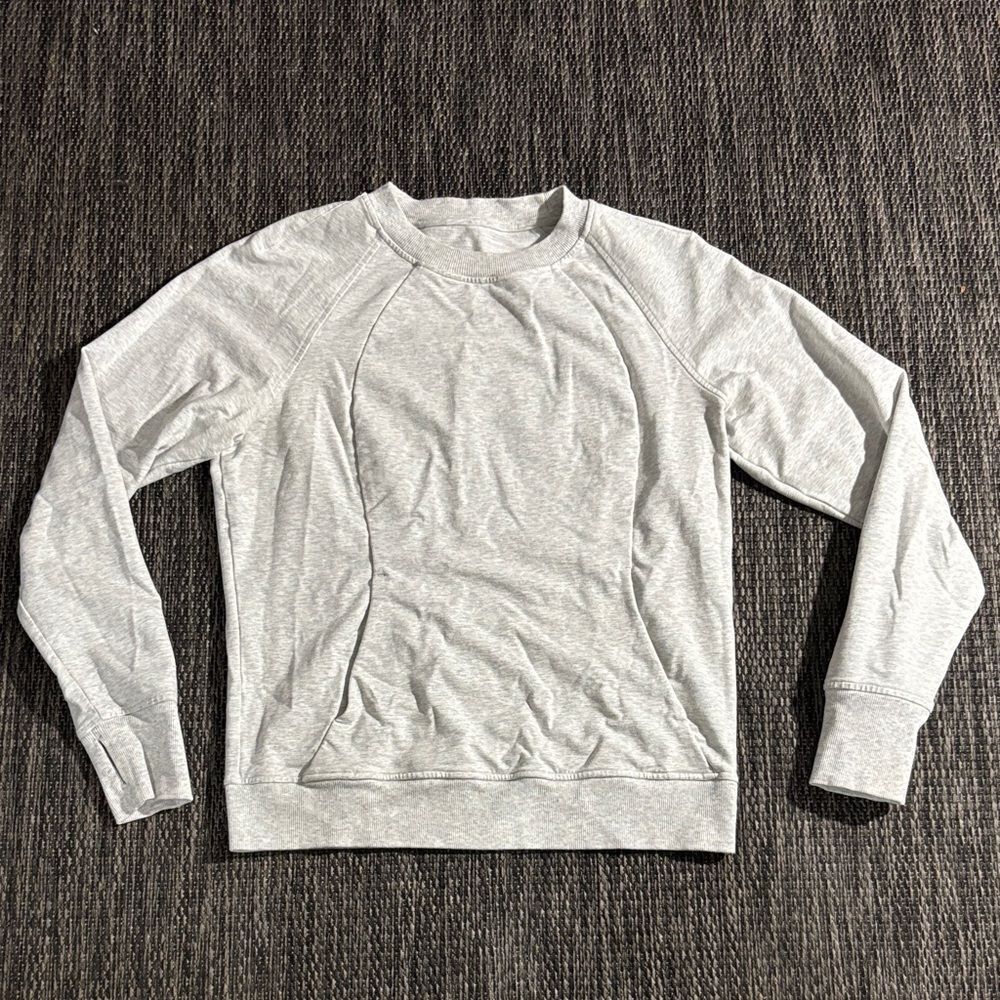 lululemon athletica Light Gray Sweatshirt